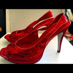Charles by Charles David Sequined Heels Size 8.5